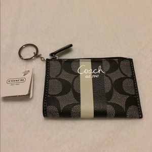 Coach Monogrammed Coin Wallet